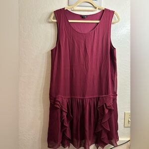 Theory silk sleeves dress.